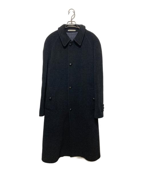 MONTGOMERY（モンゴメリー）MONTGOMERY (モンゴメリー) ラグランスリーブウールコート ブラック サイズ:UK40の古着・服飾アイテム