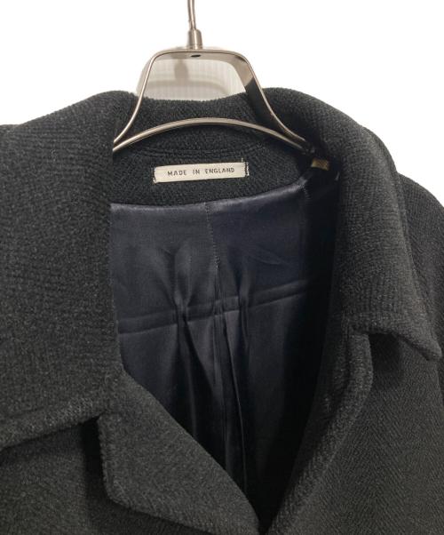 MONTGOMERY（モンゴメリー）MONTGOMERY (モンゴメリー) ラグランスリーブウールコート ブラック サイズ:UK40の古着・服飾アイテム