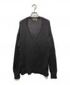 CHAOSカオス）の古着「シルクコンリリーVネックプルオーバー ニット」｜グレー