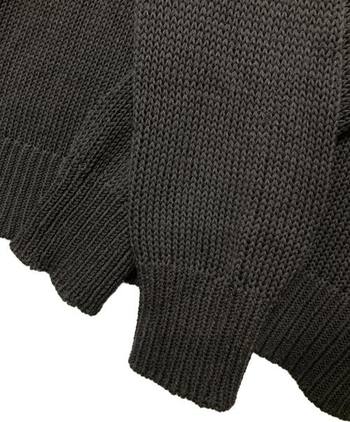 CHAOS（カオス）CHAOS (カオス) シルクコンリリーVネックプルオーバー ニット グレー サイズ:Fの古着・服飾アイテム