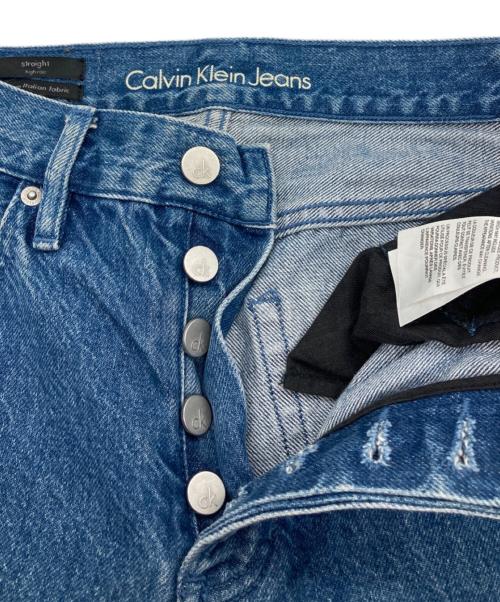 Calvin Klein Jeans（カルバンクラインジーンズ）Calvin Klein Jeans (カルバンクラインジーンズ) サイドラインデニムパンツ インディゴ サイズ:26の古着・服飾アイテム