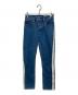 Calvin Klein Jeans（カルバンクラインジーンズ）の古着「サイドラインデニムパンツ」｜インディゴ