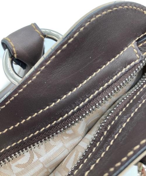 Salvatore Ferragamo（サルヴァトーレ フェラガモ）Salvatore Ferragamo (サルヴァトーレ フェラガモ) サバンナ アニマル ハンドバッグ/トートバッグ ベージュの古着・服飾アイテム