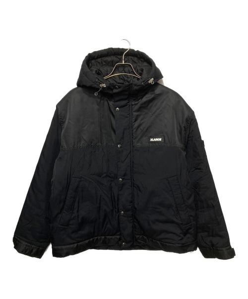 X-LARGE（エクストララージ）X-LARGE (エクストララージ) NYLON HOODED JACKET ブラック サイズ:Lの古着・服飾アイテム
