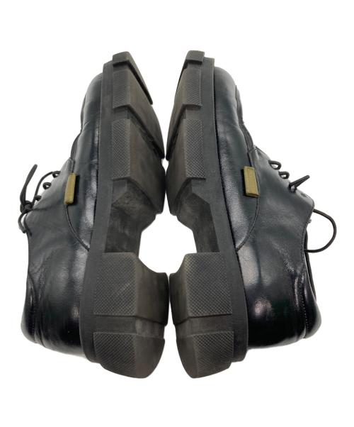 MANA（マナ）MANA (マナ) 厚底レースアップ・シューズ ブラック サイズ:35の古着・服飾アイテム