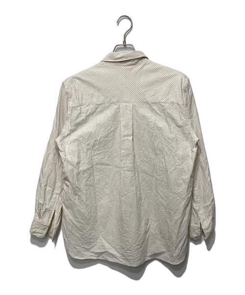 :colon（コロン）:colon (コロン) ダブルポケット レギュラーカラーシャツ ベージュ サイズ:1の古着・服飾アイテム