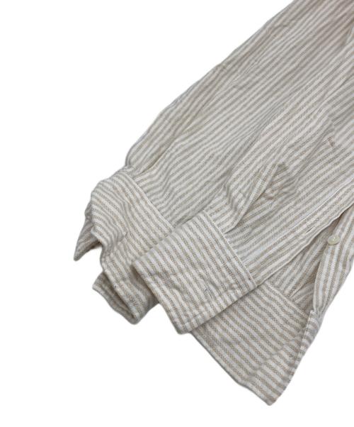 :colon（コロン）:colon (コロン) ダブルポケット レギュラーカラーシャツ ベージュ サイズ:1の古着・服飾アイテム