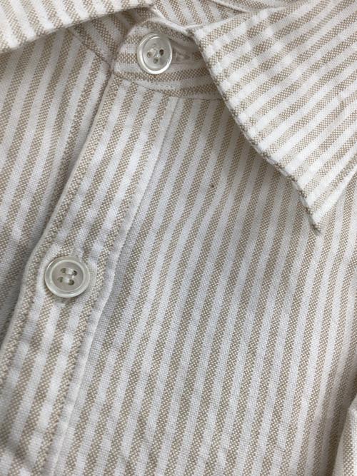 :colon（コロン）:colon (コロン) ダブルポケット レギュラーカラーシャツ ベージュ サイズ:1の古着・服飾アイテム