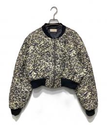esutoreja（エストレジャ）の古着「レオパードショート丈ブルゾン」｜グレー