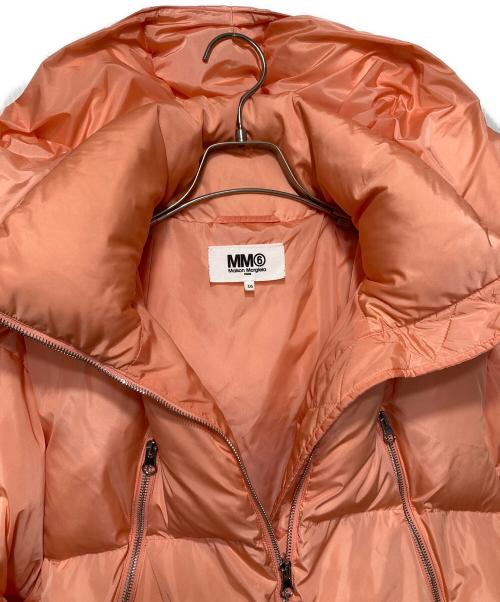 MM6 Maison Margiela（エムエムシックスメゾンマルジェラ）MM6 Maison Margiela (エムエムシックスメゾンマルジェラ) Kids & Junior ジップアップショートダウンジャケット ピンク サイズ:16Yの古着・服飾アイテム