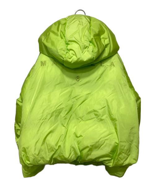 MM6 Maison Margiela（エムエムシックスメゾンマルジェラ）MM6 Maison Margiela (エムエムシックスメゾンマルジェラ) Kids & Junior バックブランドロゴダウンジャケット グリーン サイズ:16Yの古着・服飾アイテム