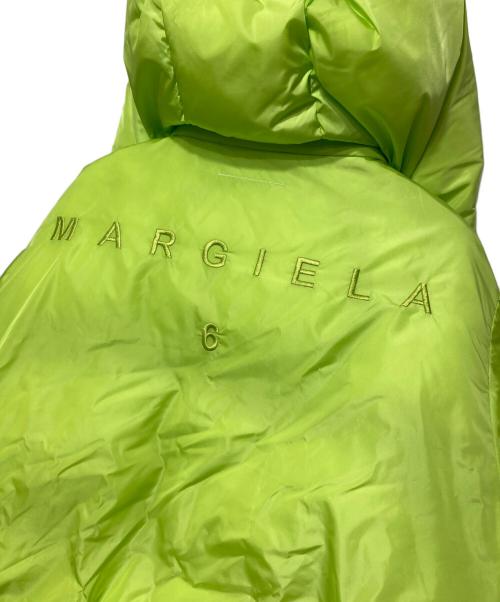 MM6 Maison Margiela（エムエムシックスメゾンマルジェラ）MM6 Maison Margiela (エムエムシックスメゾンマルジェラ) Kids & Junior バックブランドロゴダウンジャケット グリーン サイズ:16Yの古着・服飾アイテム