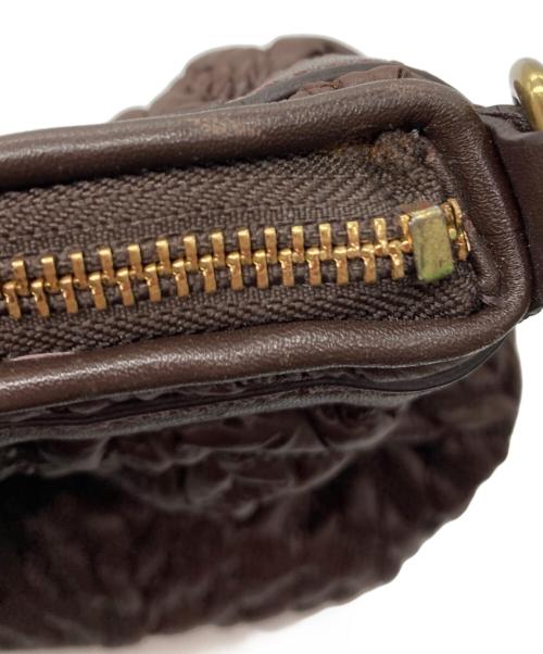 COACH（コーチ）COACH (コーチ) マディソン/キルテッドシェブロントートバッグ ブラウンの古着・服飾アイテム