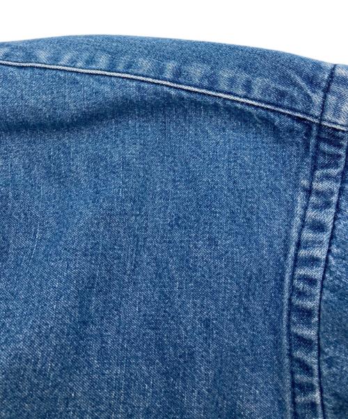 POLO COUNTRY（ポロカントリー）POLO COUNTRY (ポロカントリー) ロゴ刺繍デニムシャツ インディゴ サイズ:Mの古着・服飾アイテム