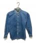 POLO COUNTRY（ポロカントリー）の古着「ロゴ刺繍デニムシャツ」｜インディゴ