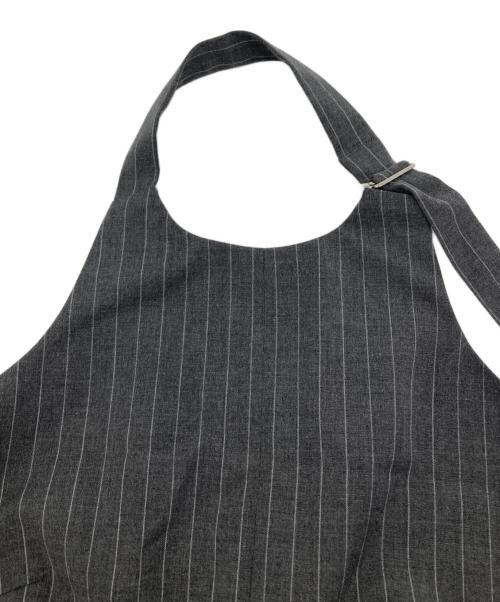 MAISON SPECIAL（メゾンスペシャル）MAISON SPECIAL (メゾンスペシャル) American Sleeve Stripe Jumpsuit/ジャンプスーツ グレー サイズ:36の古着・服飾アイテム