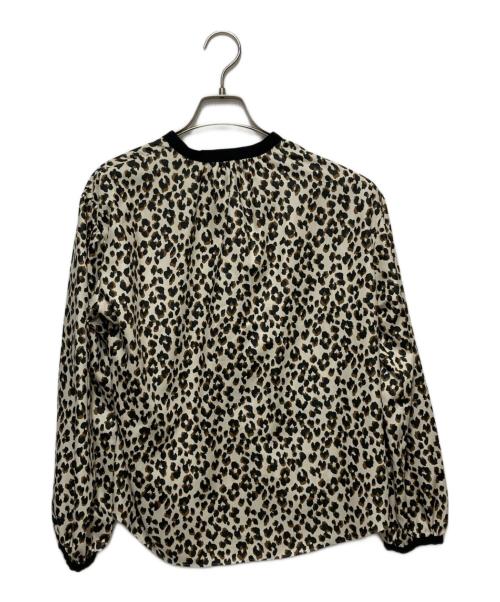 DRESSTERIOR（ドレステリア）DRESSTERIOR (ドレステリア) レオパードプリントブラウス ホワイト サイズ:36の古着・服飾アイテム