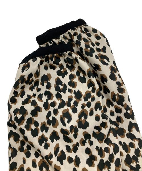 DRESSTERIOR（ドレステリア）DRESSTERIOR (ドレステリア) レオパードプリントブラウス ホワイト サイズ:36の古着・服飾アイテム