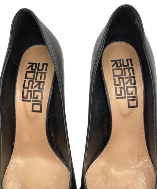 sergio rossi（セルジオロッシ）sergio rossi (セルジオロッシ) ハイヒールパンプス ブラック サイズ:37.5の古着・服飾アイテム