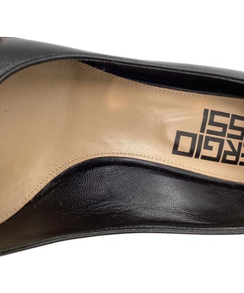 sergio rossi（セルジオロッシ）sergio rossi (セルジオロッシ) ハイヒールパンプス ブラック サイズ:37.5の古着・服飾アイテム