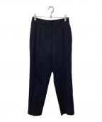 ）の古着「ウール混スラックス」｜ネイビー