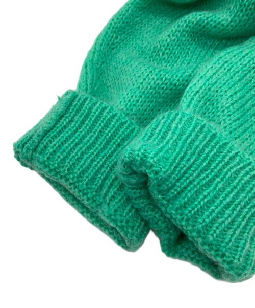 URU（ウル）URU (ウル) WOOL MOHAIR /LONG CARDIGAN/ニットカーディガン グリーン サイズ:freeの古着・服飾アイテム