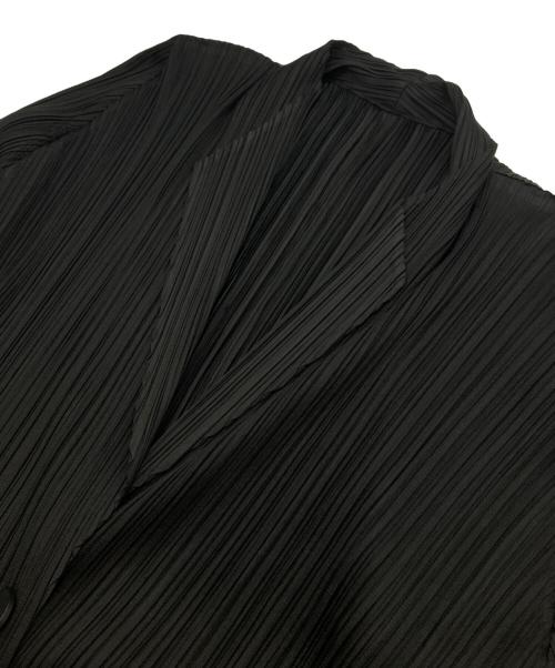 PLEATS PLEASE（プリーツプリーズ）PLEATS PLEASE (プリーツプリーズ) プリーツジャケット ブラック サイズ:3の古着・服飾アイテム