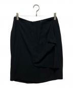 MaxMaraマックスマーラ）の古着「シルク混スカート」｜ブラック