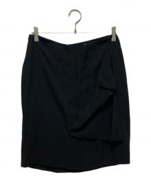 MaxMara（マックスマーラ）の古着「シルク混スカート」｜ブラック