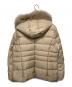 INDIVI (インディヴィ) ダウンコート/エコファーダウンジャケット ベージュ サイズ:12：5000円