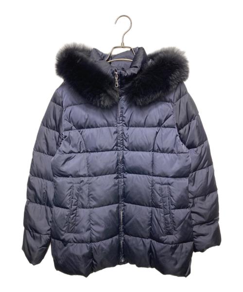 UNTITLED（アンタイトル）UNTITLED (アンタイトル) ダウンジャケット ネイビー サイズ:3の古着・服飾アイテム