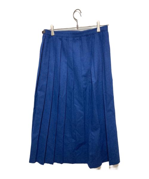 O'NEIL OF DUBLIN（オニールオブダブリン）O'NEIL OF DUBLIN (オニールオブダブリン) ウールラップスカート ブルー×レッド サイズ:US6の古着・服飾アイテム