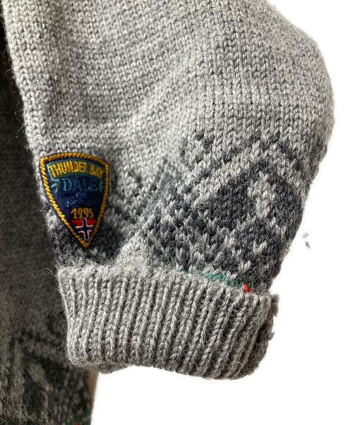 DALE OF NORWAY（ダーレ オブ ノルウェイ）DALE OF NORWAY (ダーレ オブ ノルウェイ) ウールハーフジップニット グレー サイズ:Sの古着・服飾アイテム