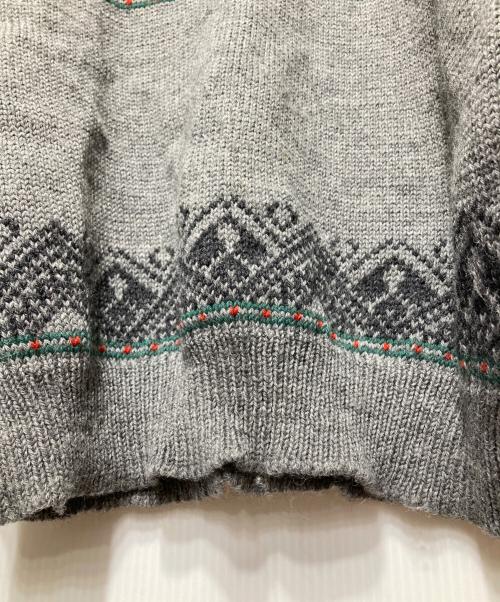 DALE OF NORWAY（ダーレ オブ ノルウェイ）DALE OF NORWAY (ダーレ オブ ノルウェイ) ウールハーフジップニット グレー サイズ:Sの古着・服飾アイテム