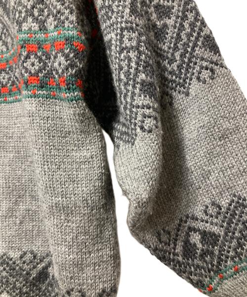 DALE OF NORWAY（ダーレ オブ ノルウェイ）DALE OF NORWAY (ダーレ オブ ノルウェイ) ウールハーフジップニット グレー サイズ:Sの古着・服飾アイテム