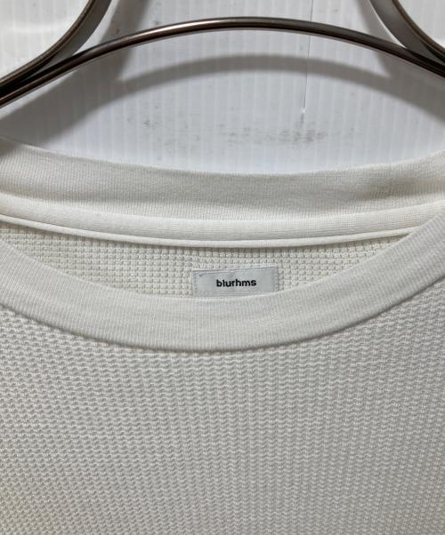 BLURHMS（ブラームス）blurhms (ブラームス) サーマルカットソー ホワイト サイズ:印字消え不明の古着・服飾アイテム