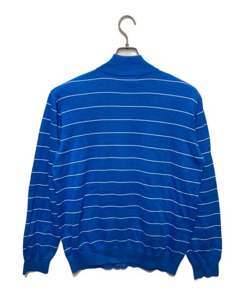 LACOSTE（ラコステ）LACOSTE (ラコステ) ニットジャケット ブルー サイズ:5の古着・服飾アイテム
