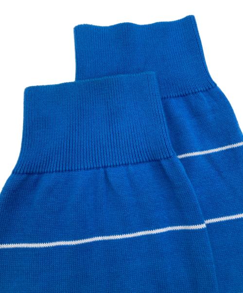 LACOSTE（ラコステ）LACOSTE (ラコステ) ニットジャケット ブルー サイズ:5の古着・服飾アイテム