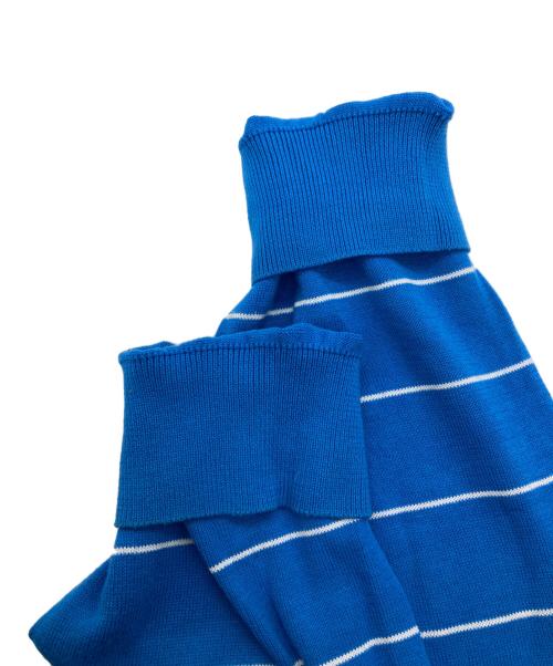 LACOSTE（ラコステ）LACOSTE (ラコステ) ニットジャケット ブルー サイズ:5の古着・服飾アイテム