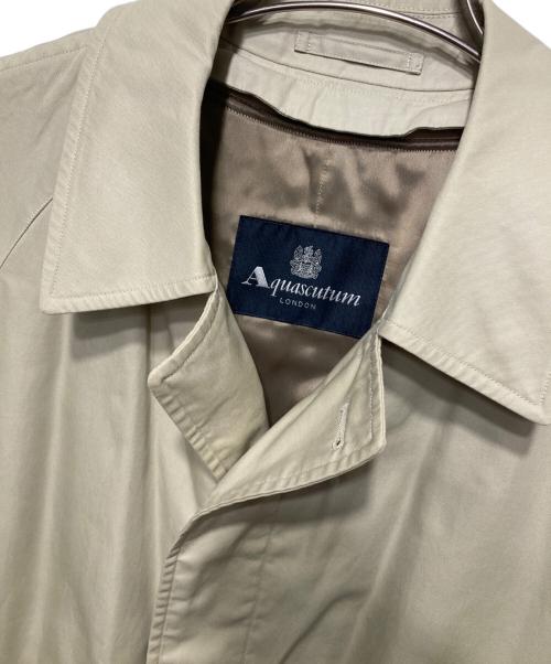 Aquascutum（アクアスキュータム）Aquascutum (アクアスキュータム) ライナー付ステンカラーコート ベージュ サイズ:SIZE34の古着・服飾アイテム