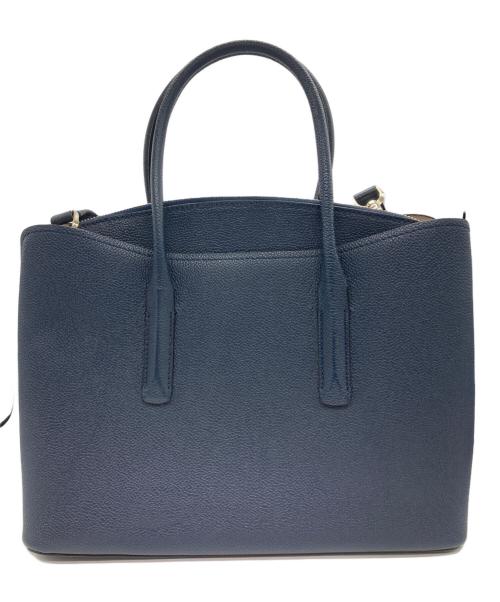 Kate Spade（ケイトスペード）Kate Spade (ケイトスペード) 2WAYショルダーバッグ ネイビーの古着・服飾アイテム