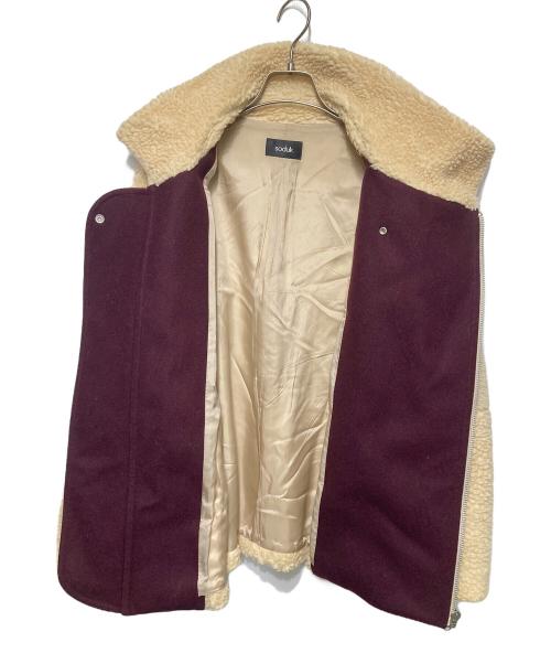 soduk（スドーク）soduk (スドーク) soduk multiple waysボアジャケット ベージュ サイズ:表記なしの古着・服飾アイテム