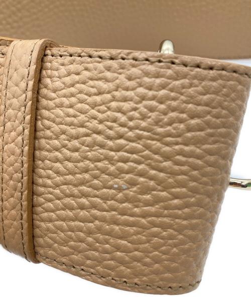 Ch!iii（チー）Ch!iii (チー) Widebelt Boston/2WAYショルダーバッグ ブラウンの古着・服飾アイテム