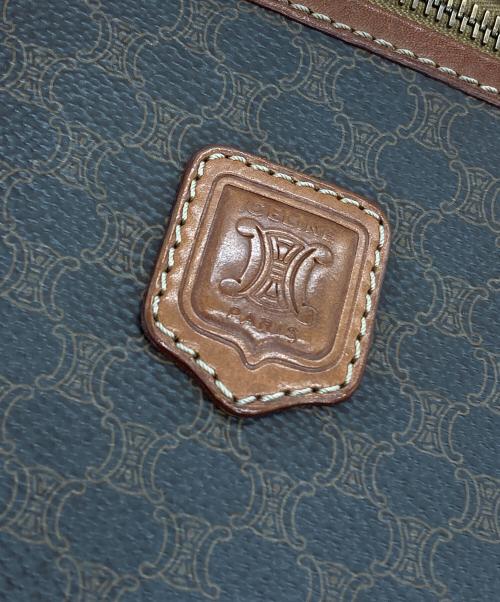 CELINE（セリーヌ）CELINE (セリーヌ) マカダム柄ポーチ ブラウンの古着・服飾アイテム