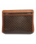 CELINE (セリーヌ) マカダム柄ポーチ ブラウン：7000円