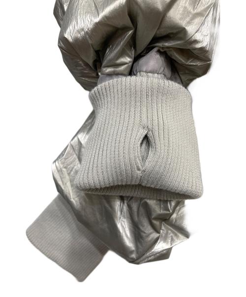 MURUA（ムルーア）MURUA (ムルーア) ナイロンコンビネーションジャケット シルバー サイズ:Fの古着・服飾アイテム