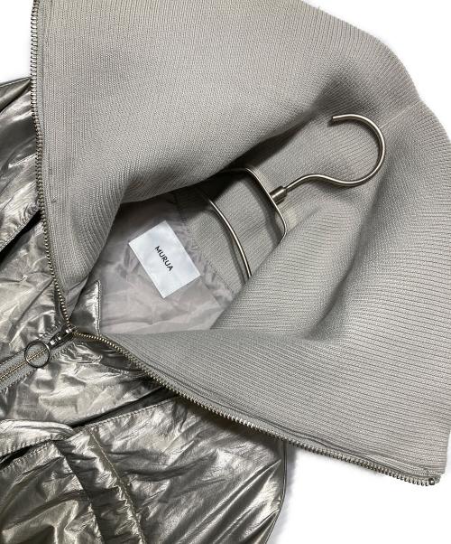 MURUA（ムルーア）MURUA (ムルーア) ナイロンコンビネーションジャケット シルバー サイズ:Fの古着・服飾アイテム
