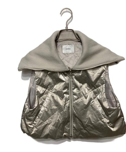 MURUA（ムルーア）MURUA (ムルーア) ナイロンコンビネーションジャケット シルバー サイズ:Fの古着・服飾アイテム