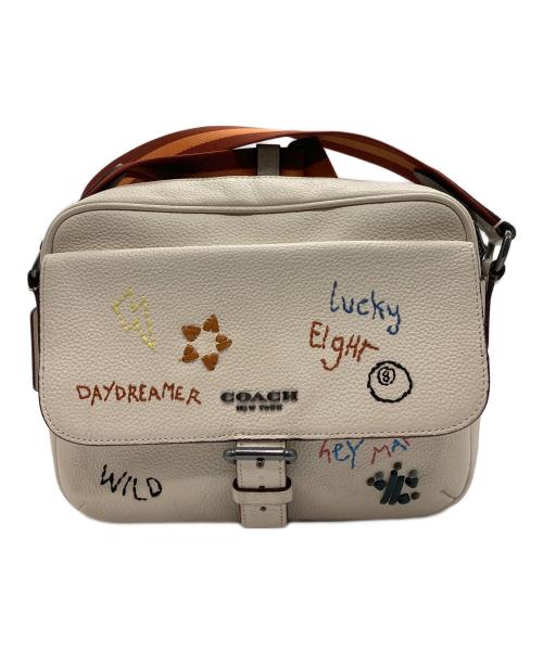 COACH（コーチ）COACH (コーチ) ショルダーバッグ/Hudson Crossbody With Diary Embroidery アイボリーの古着・服飾アイテム