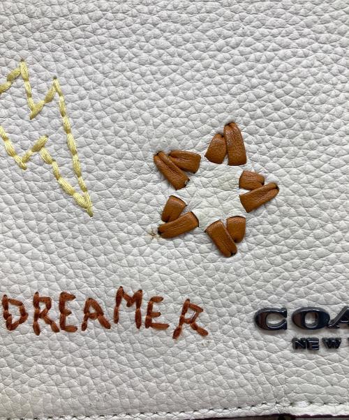 COACH（コーチ）COACH (コーチ) ショルダーバッグ/Hudson Crossbody With Diary Embroidery アイボリーの古着・服飾アイテム